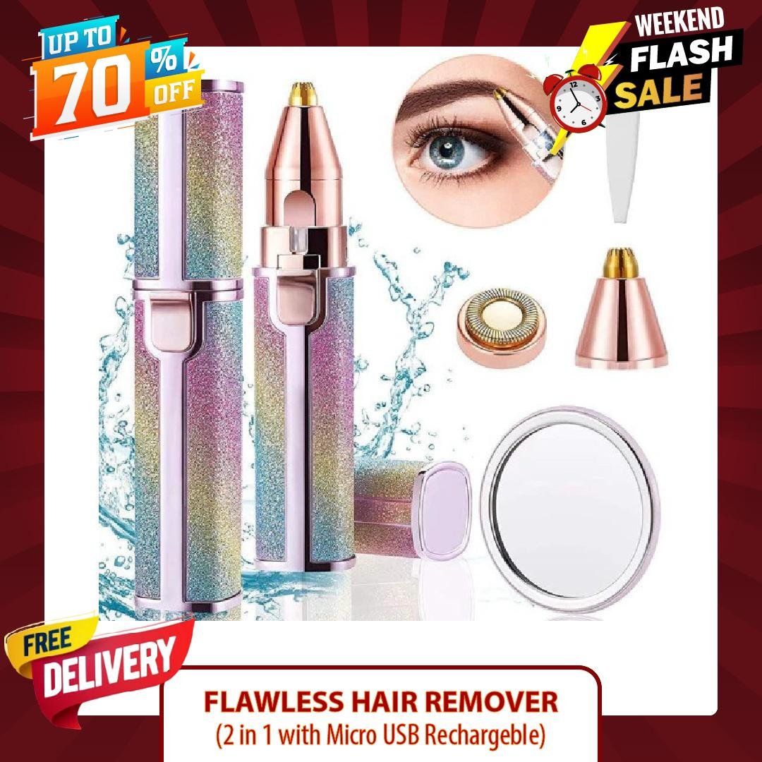 flawless 2 in 1 hair remover trimmer price pakistan