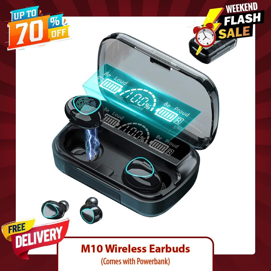 m10 wireless earbuds price pakistan